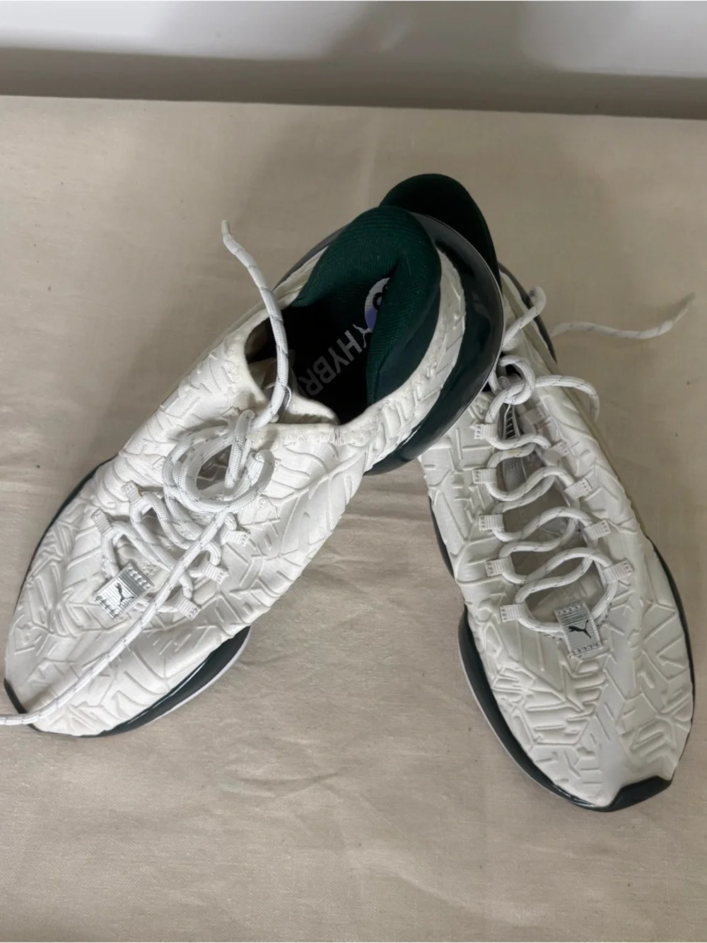 Puma Mode XT Trailblazer 192267 02 TZ White Green Sneakers Shoes Womens 8,5